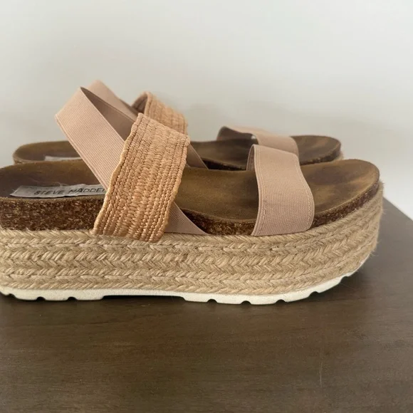 Steve Madden Platform Espadrille Sandals - Picture 5 of 7